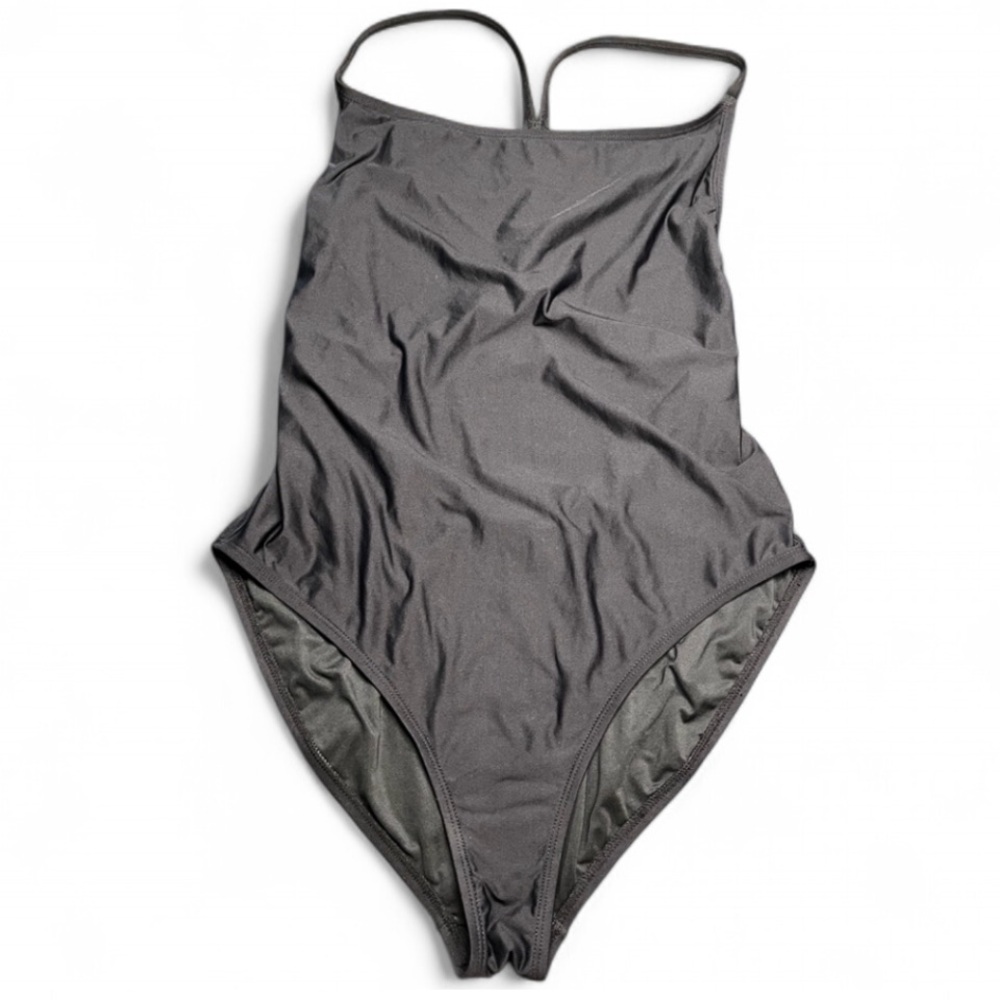 J Crew Sporty Black On-Piece Swimsuit, 14
